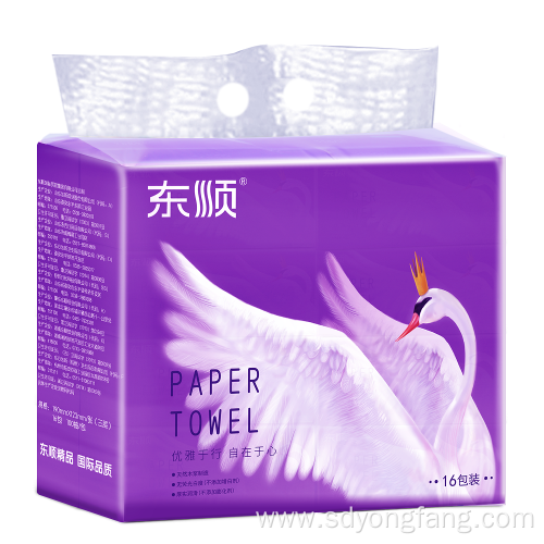 Elegant Soft Tissue Facial Paper with Blue Swan